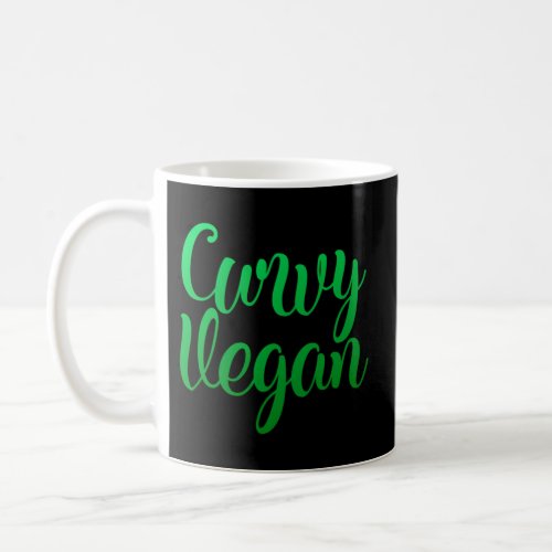 Curvy Vegan Coffee Mug