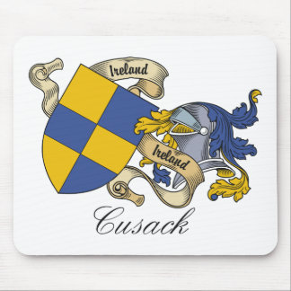Cusack Family Crest Mouse Pad