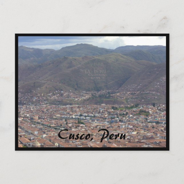 cusco city peru postcard (Front)