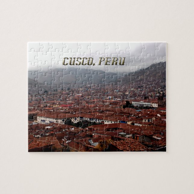Cusco City Skyline Peru Jigsaw Puzzle (Horizontal)