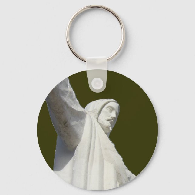 cusco jesus olive keychain (Front)