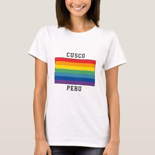 Cusco Peru Flag T_Shirt