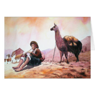 Cusco Peru Llama Picture Cards