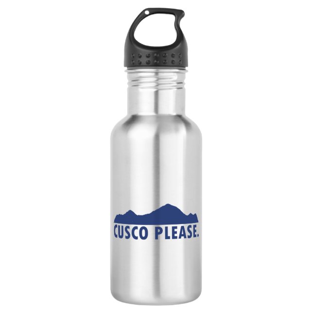 Cusco Peru Please Stainless Steel Water Bottle (Front)