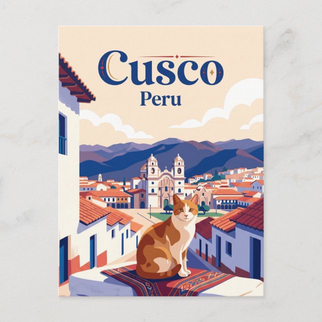 Cusco Peru Postcard (Front)