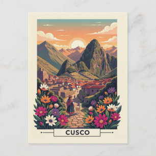 Cusco Peru Travel Postcard