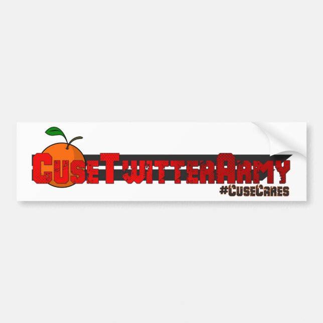 Cuse Twitter Army Bumper Sticker (Front)