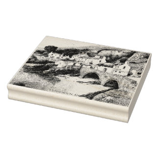 Cushendun Village, Antrim Coast Rubber Stamp
