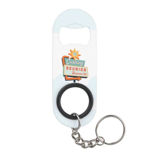 Cushing Reunion by Eli Keychain Bottle Opener (Back)