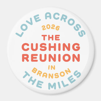 Cushing Reunion Circle Lockup Magnet