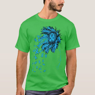 Cushing Syndrome Awareness Sunflower ribbon flower T-Shirt