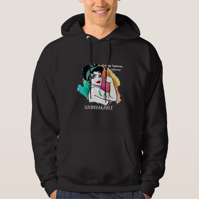 cushing syndrome unbreakable   cushing syndrome hoodie (Front)