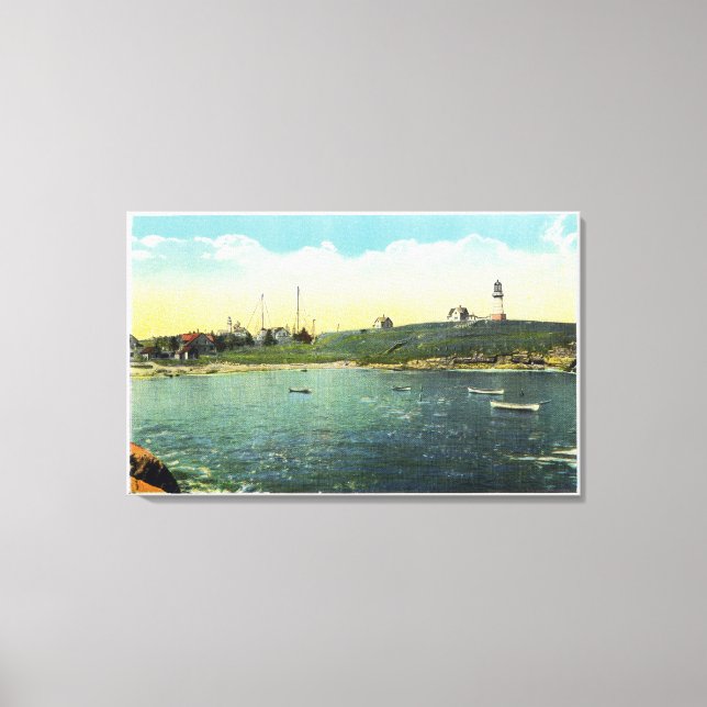 Cushing's Island View of White Head Canvas Print (Front)