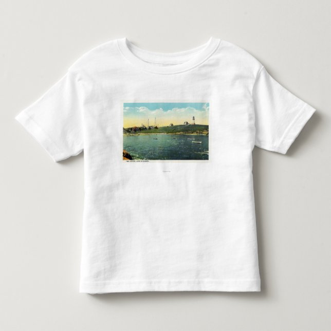 Cushing's Island View of White Head Toddler T-shirt (Front)