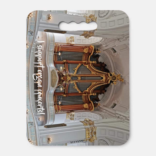 Cushion for using at organ concerts (Front Vertical)