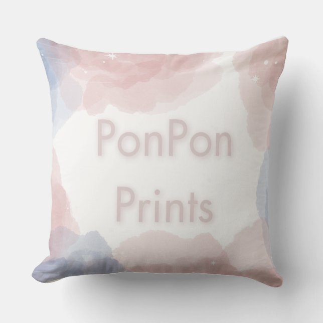 cushion, home decor, cute, クッション, かわいい throw pillow (Front)