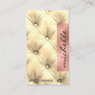 Cushion Material Luxury Rose Foil Business Card
