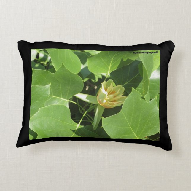 Cushion Métaséquoia and Tulipier 40x30 cm (Back)