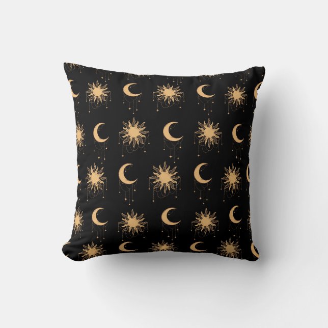 cushion: top of sun and moon throw pillow (Front)