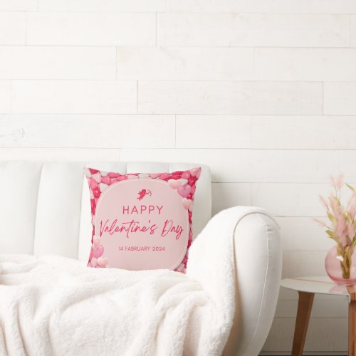 cushion valentine day 14 february 2024