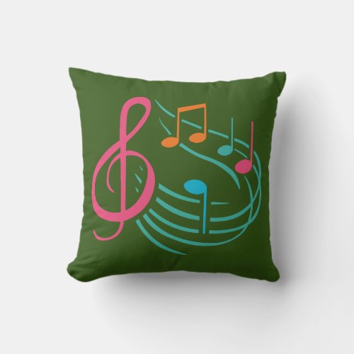 Cushion with Design of Music
