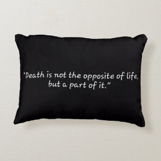 cushion with lion design and a quote