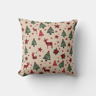 Cushions with patterns that match Christmas