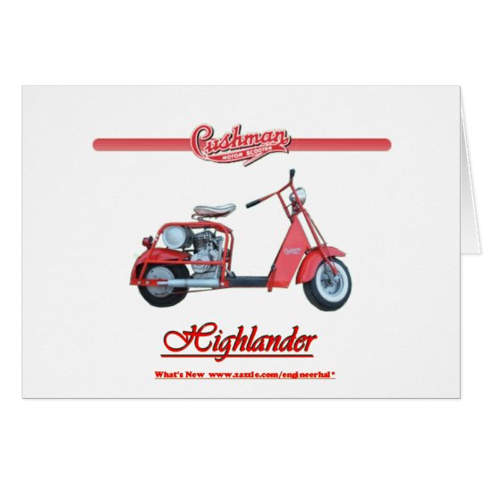 Cushman Highlander Scooter Card