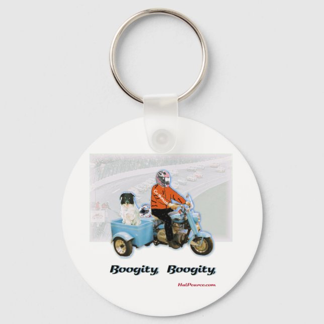 Cushman Side Car Keychain (Front)