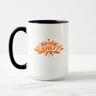 Cusomizable Flaming Lotus Flower Mug