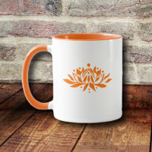 Cusomizable Flaming Lotus Flower Mug