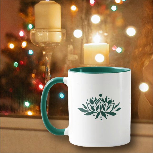 Cusomizable Flaming Lotus Flower  Mug (Creator Uploaded)