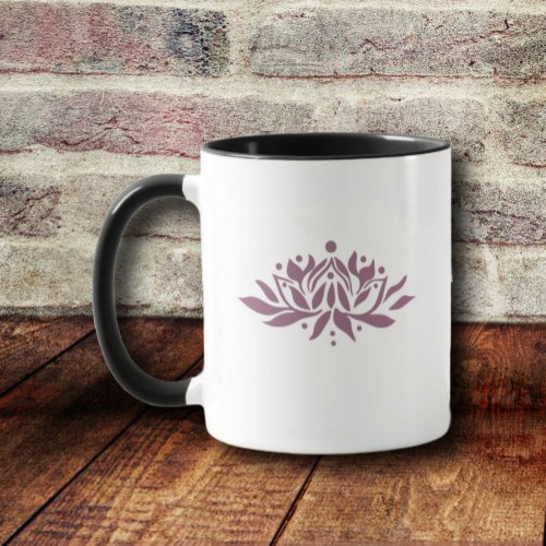 Cusomizable Flaming Lotus Flower  Mug