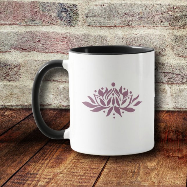 Cusomizable Flaming Lotus Flower  Mug (Creator Uploaded)