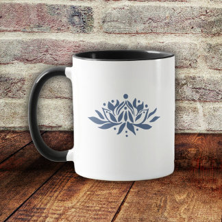 Cusomizable Flaming Lotus Flower  Mug