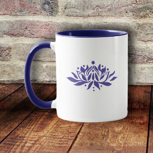 Cusomizable Flaming Lotus Flower  Mug