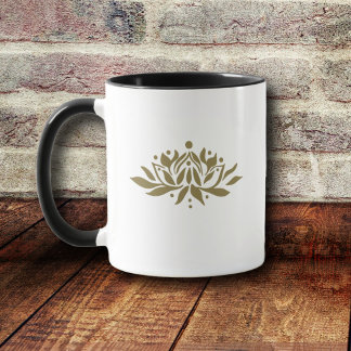 Cusomizable Flaming Lotus Flower Mug