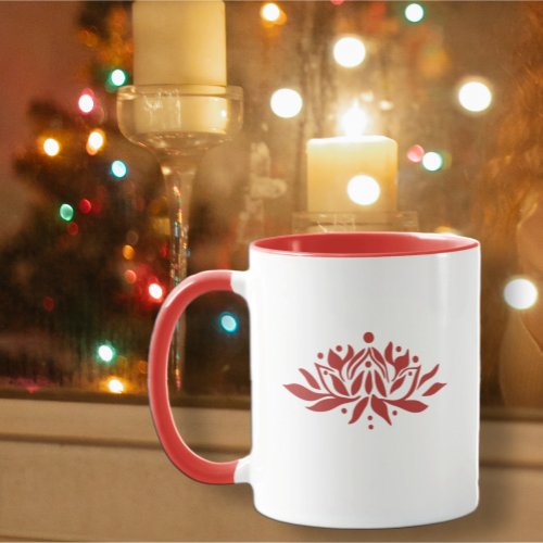 Cusomizable Flaming Lotus Flower  Mug