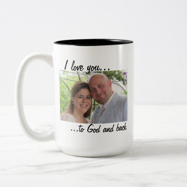 Cusomize it! Glassware Two-Tone Coffee Mug (Left)