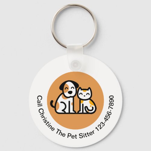 Cust Trendy Pet Sitter Cute Promotional Keychains