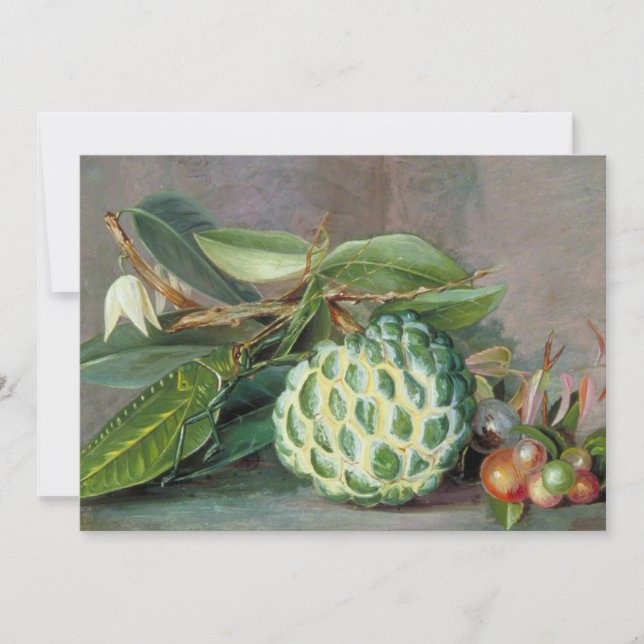 Custard Apple - Marianne North  Holiday Card (Front)