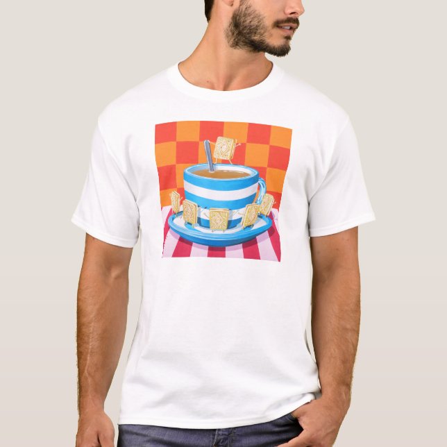Custard Cream Tea T-Shirt (Front)