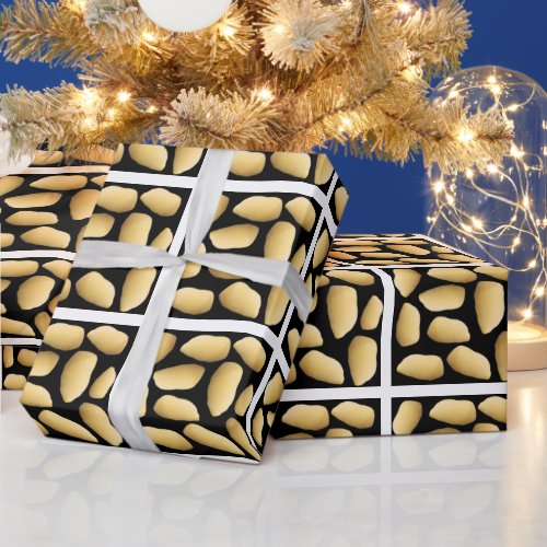 Custard pattern  wrapping paper