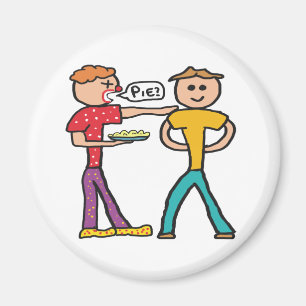 Custard Pie In The Face Magnet