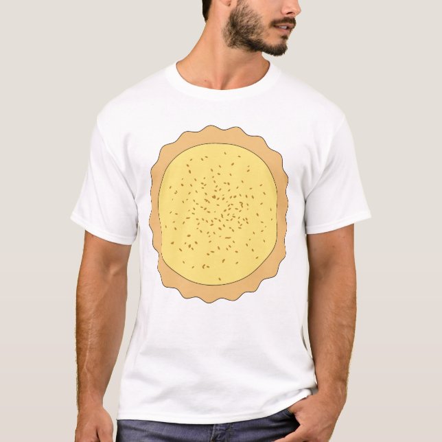 Custard Tart Pie. T-Shirt (Front)