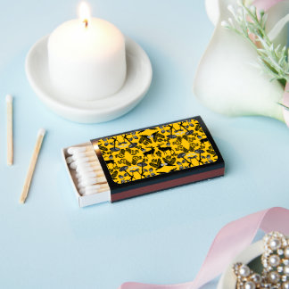 Custard Woodland Oak Leaf Nature Rustic Matchboxes