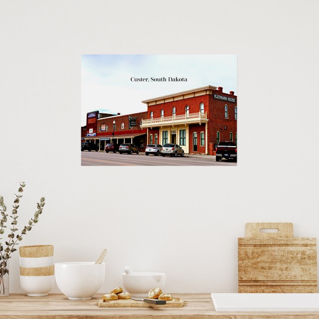 Custer, South Dakota Poster (Kitchen)