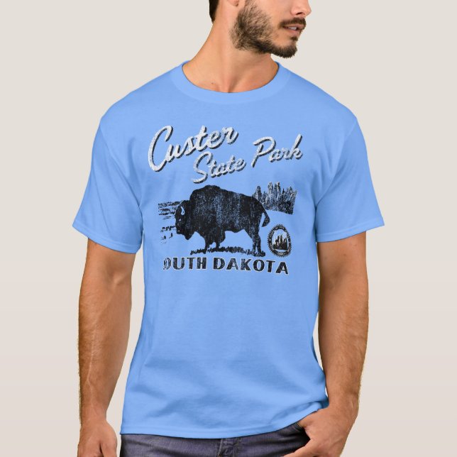 Custer State Park Buffalo Tee Shirt (Front)