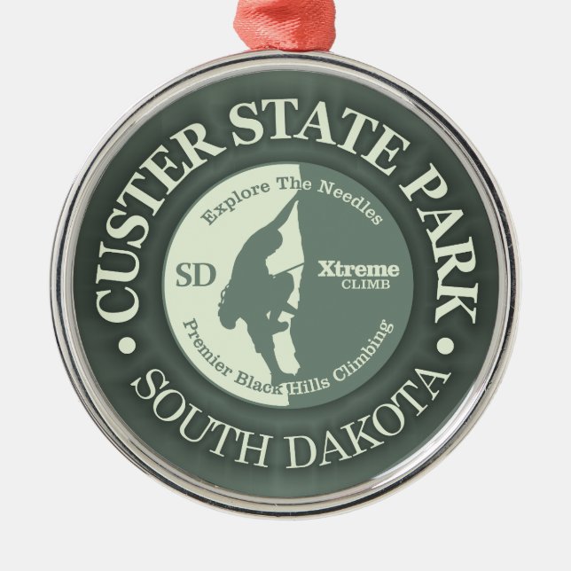 Custer State Park (CLB) Metal Ornament (Front)