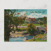 Custer State Park Game Lodge Postcard